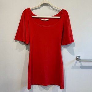 Susana Monaco - Red Bell Sleeve Mini Dress